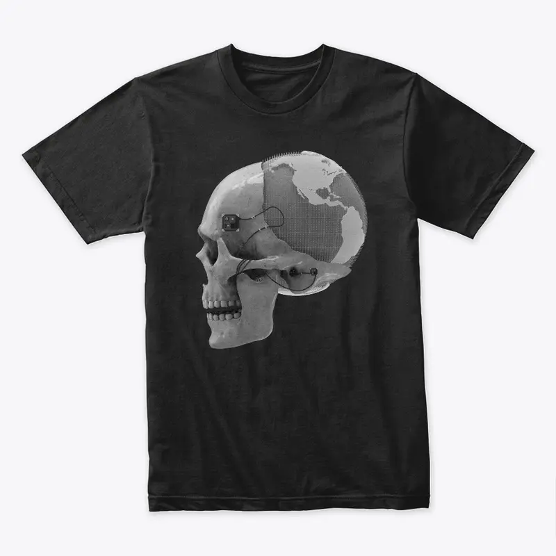 Black and White Skull