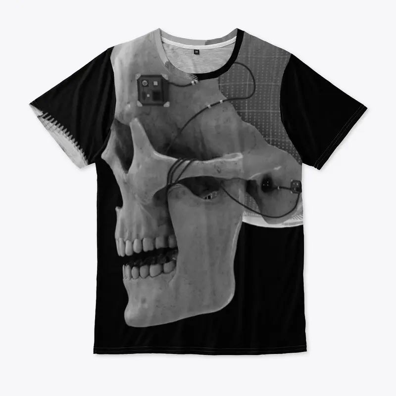 Black and White Skull