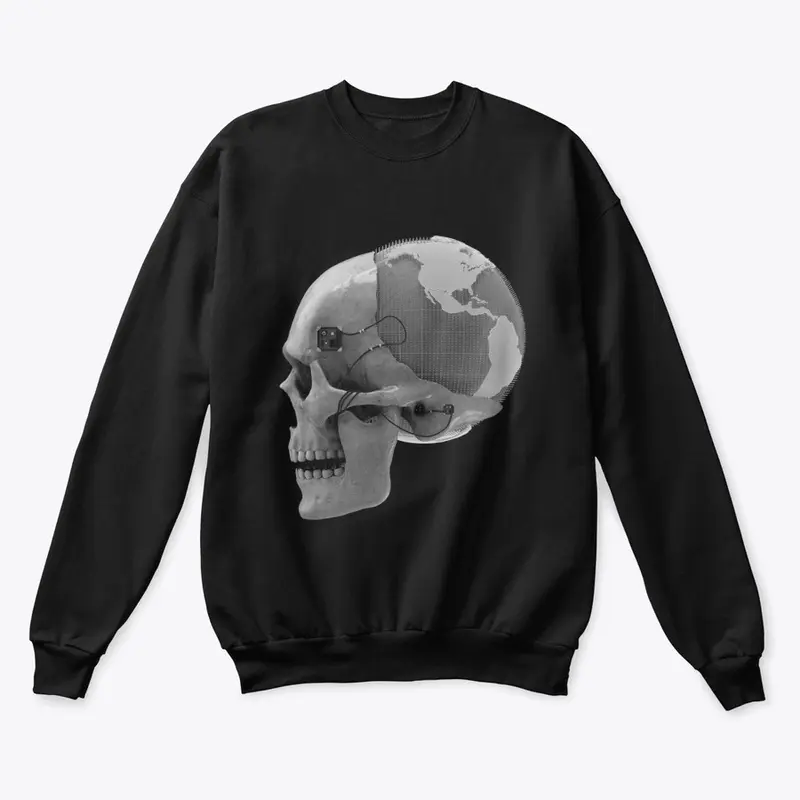 Black and White Skull